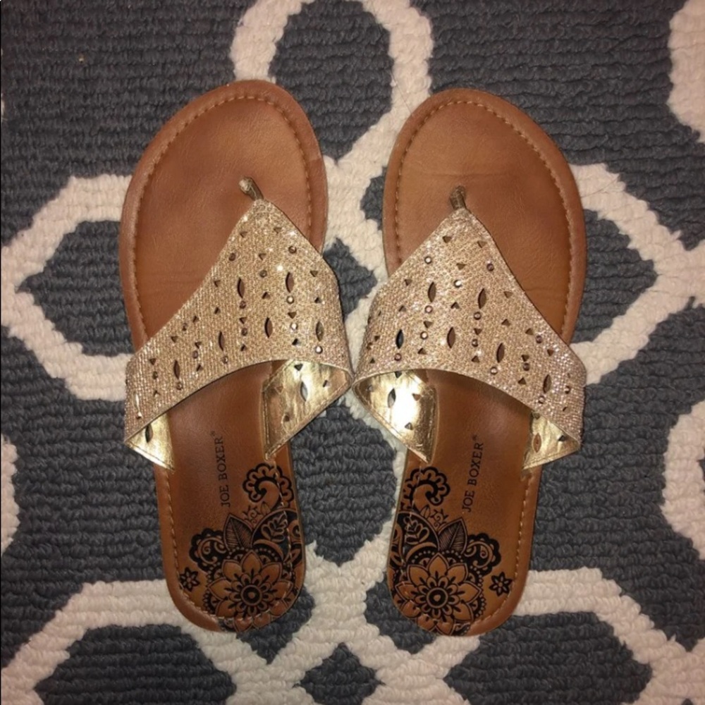 Gold Sandals